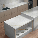 Gala Onyx White 80×240cm / 80×320cm 15mm – Glossy Tile