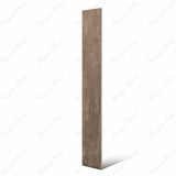 Smoky taupe wood effect porcelain tile with distressed finish for UAE interiors