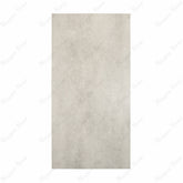 Element Arsenica Grey porcelain slab displayed on easel against luxury backdrop showing minimalist grey concrete-look surface for UAE interior design
