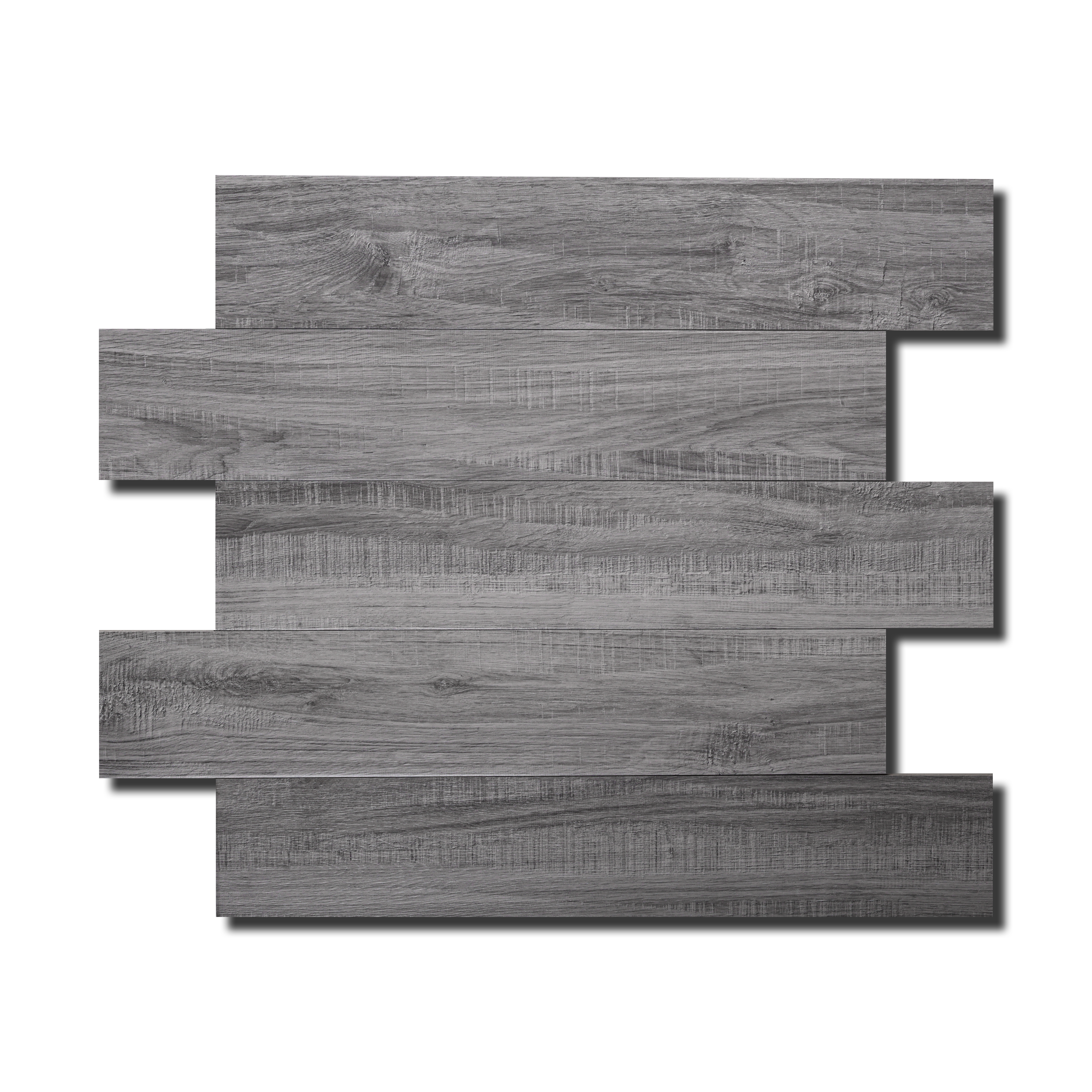 Discover 1811-K 15x80cm porcelain parquet tiles in grey wood look. 9mm thick, stylish and durable indoor floor tiles for bedrooms, kitchens & living rooms in UAE.