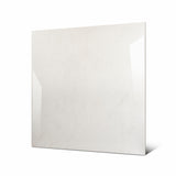 Elegant Crema large format porcelain tile angled view highlighting polished cream marble finish and rectified edges