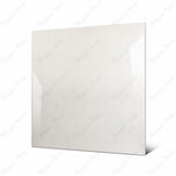 Elegant Crema large format porcelain tile angled view highlighting polished cream marble finish and rectified edges