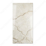Torso Gold Glossy Marble Effect Porcelain Floor & Wall Tile 60x120cm 9mm