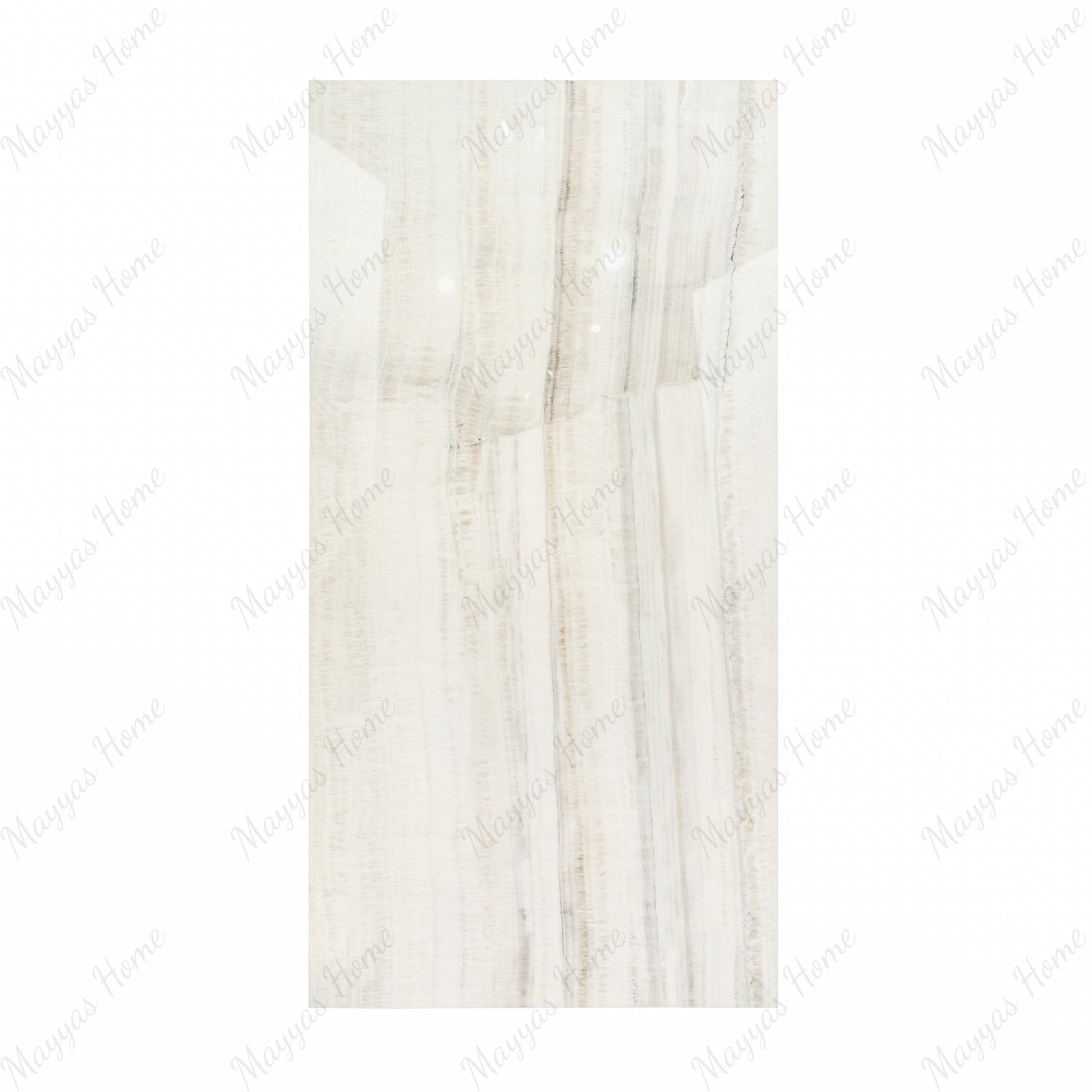 Katni Beige 120x240cm glossy tile with warm beige tones and seamless finish. Perfect for timeless interiors with a polished, natural look.