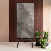 Portland Nero Edge Matte Cement Effect Porcelain Floor Wall Tile 60x120cm 9mm