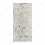 Chepoo Light Grey 120x240cm carving matt porcelain tile. Durable 09mm thickness, textured matt finish, ideal for modern walls and floors.