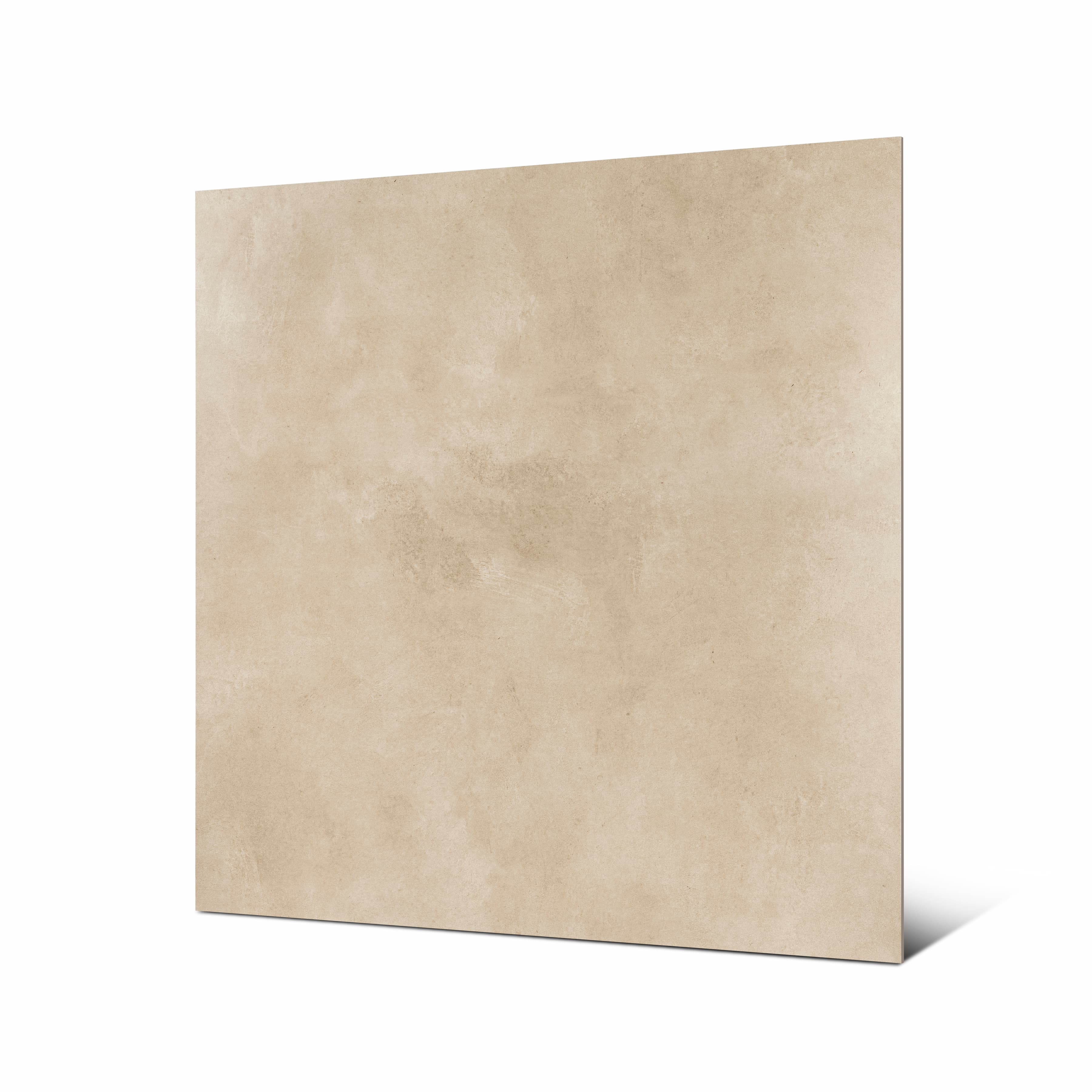 Azure Crema Lite 120x120cm matt porcelain tile with soft cream tones. Durable, elegant, and ideal for timeless modern interiors.
