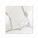 Alps Natural glossy porcelain tile 120x120cm displayed on easel against luxury marble backdrop for UAE interior design