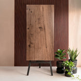 Teak Wood Brown Porcelain Tile 60×120cm – Natural Wood Grain Finish