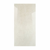 Bulgari Crema porcelain slab displayed on easel against luxury backdrop showing soft cream stone surface with subtle natural veining for UAE interior design