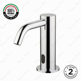 703503 electronic pre-mixed washbasin tap with battery-powered operation, above-counter installation, G 1/2” threaded connection & adjustable flow limiter for efficient water control.