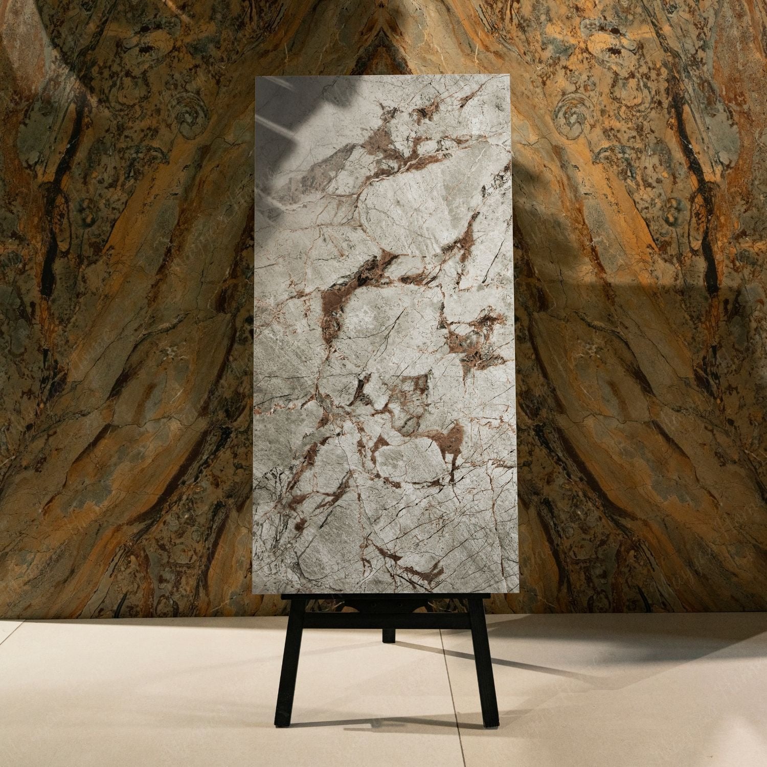 ALFREDO GREY Large Format Porcelain Tile 60x120cm – 9MM Glitter on Matt Porcelain Tile