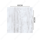 ARDEN ONYX 60x60cm Glossy Porcelain Tile – 09MM Marble-Look Finish