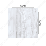 ARDEN ONYX 60x60cm Glossy Porcelain Tile – 09MM Marble-Look Finish