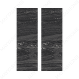 Add elegance with stone look tiles in deep black, featuring intricate carving details and a sophisticated matt finish. Ideal for large format tiles.