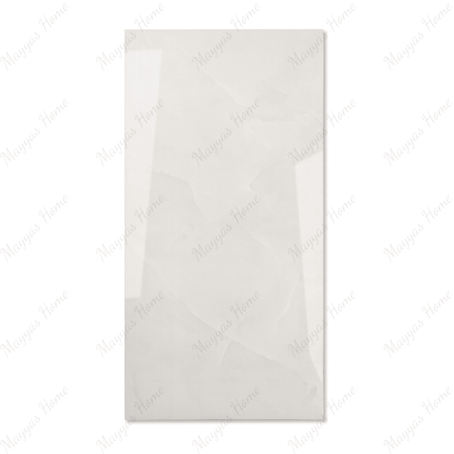 Agata Bianco porcelain tile 60x120cm 9mm thickness, white agate marble look design, durable porcelain tile for luxury floors and walls.
