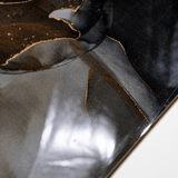 Alandec Black porcelain tile 60x120cm 9mm thickness, bold marble look design, durable porcelain, ideal for luxury floors and walls.