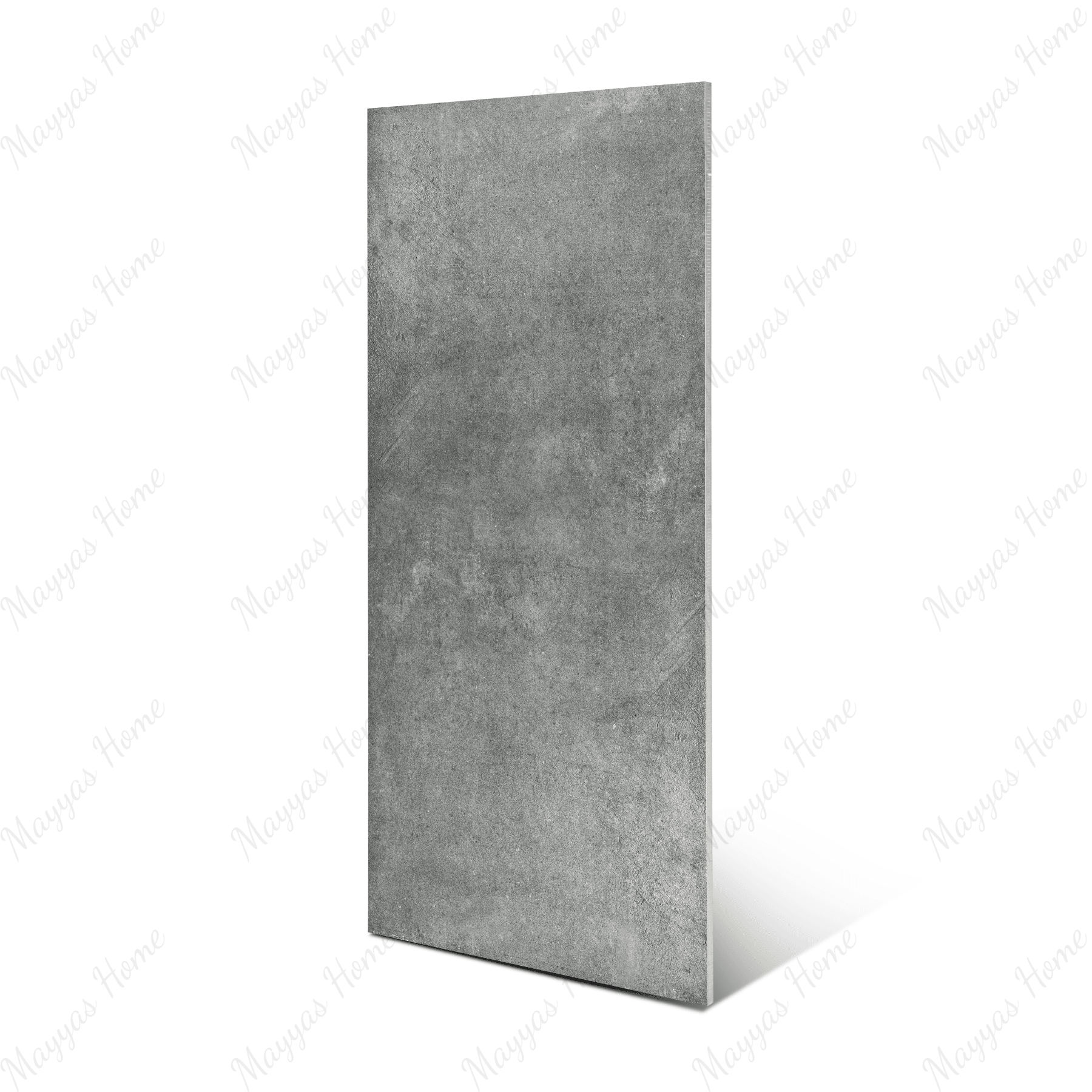 Aosta Grey porcelain tile 60x120cm 2mm thickness, grey stone look design, durable porcelain tile for modern floors and walls.