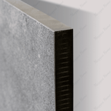 Aosta Grey porcelain tile 60x120cm 2mm thickness, grey stone look design, durable porcelain tile for modern floors and walls.