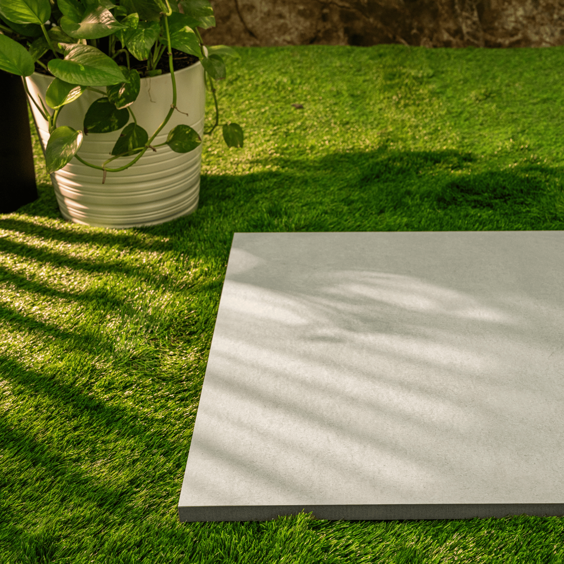 Aosta White porcelain tile 60x120cm 2mm thickness, white stone look design, durable porcelain tile for modern floors and walls.