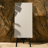 Arctic Bianco porcelain tile 60x120cm with 9mm thickness features a bright marble look, durable porcelain body for floors and walls.