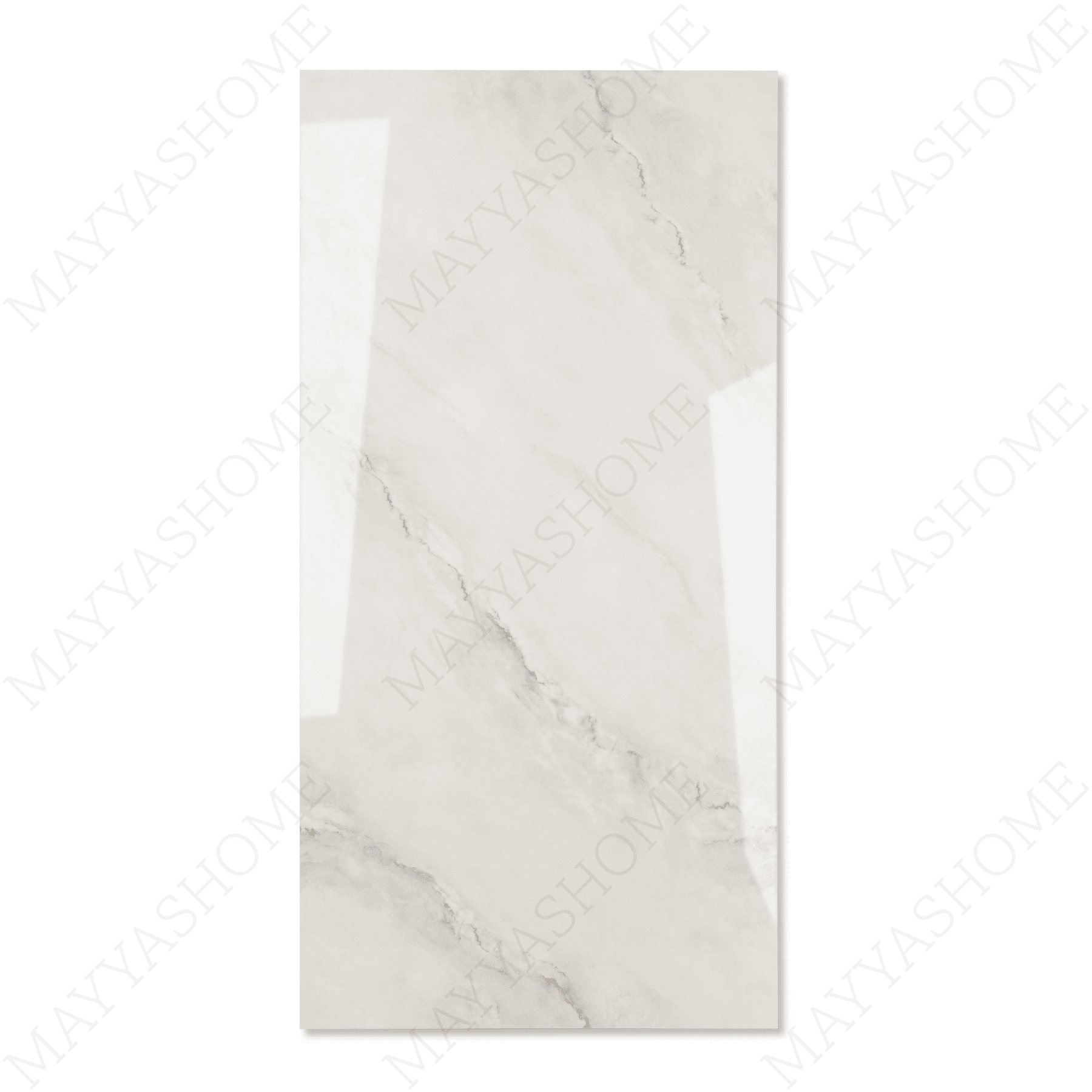 Arctic Flow Silver porcelain tile 60x120cm 9mm thickness, light grey marble look design, durable porcelain tile for modern floors and walls.