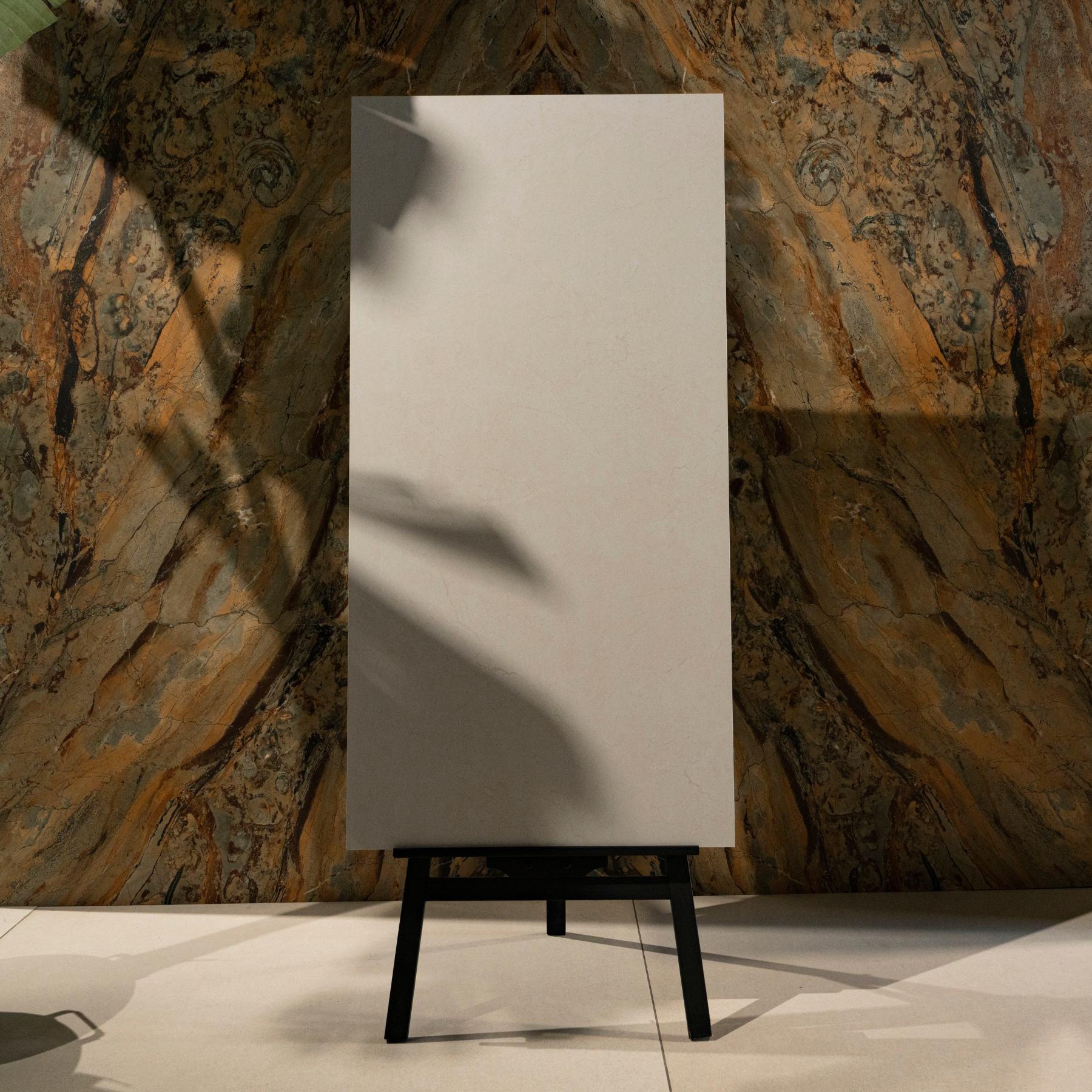 Arctic Frost porcelain tile 60x120cm with 9mm thickness, marble look finish, durable porcelain, ideal for floors and walls.