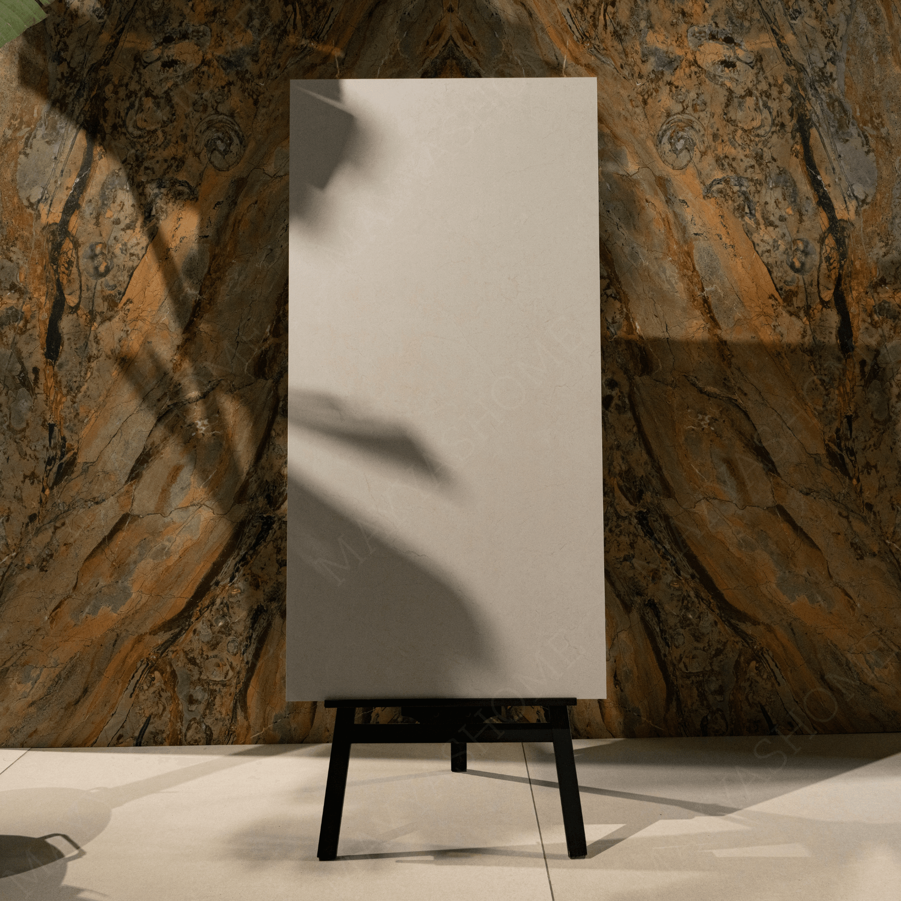 Arctic Frost porcelain tile 60x120cm with 9mm thickness, marble look finish, durable porcelain, ideal for floors and walls.