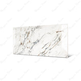 Aristo Statuario 80x160cm glossy porcelain tile, 09mm thick with bold marble veining. Elegant high-gloss finish, perfect for luxury interiors.