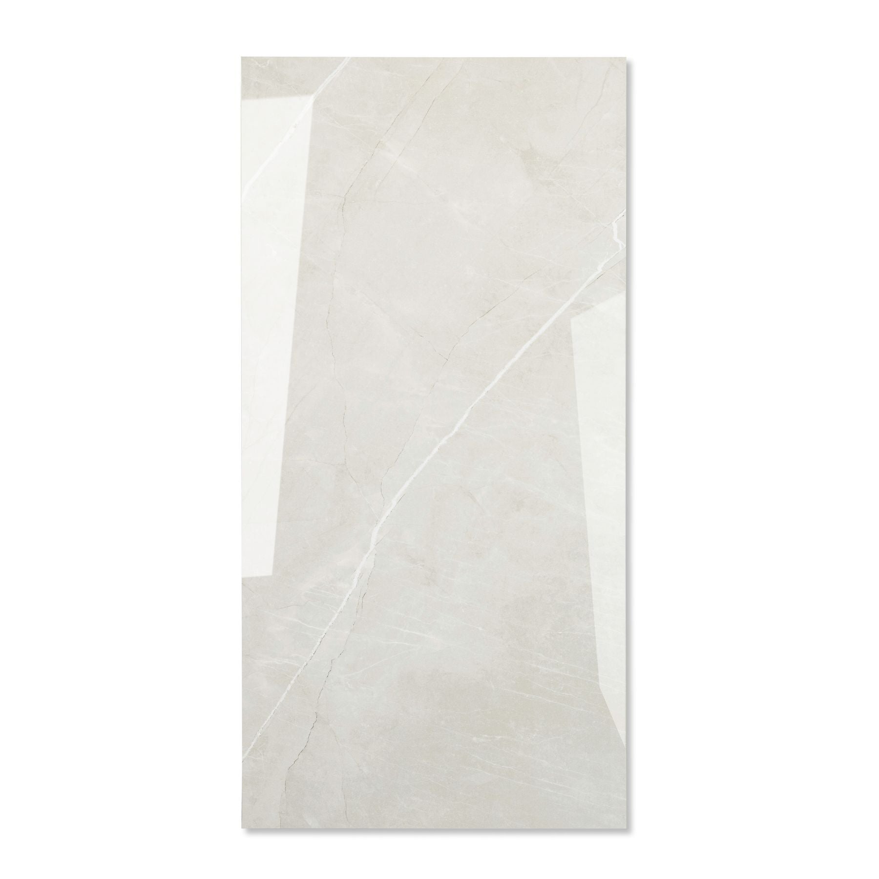Armani Grey glossy marble effect porcelain tile 60x120cm with 9mm thickness delivers sleek elegance for modern interiors.