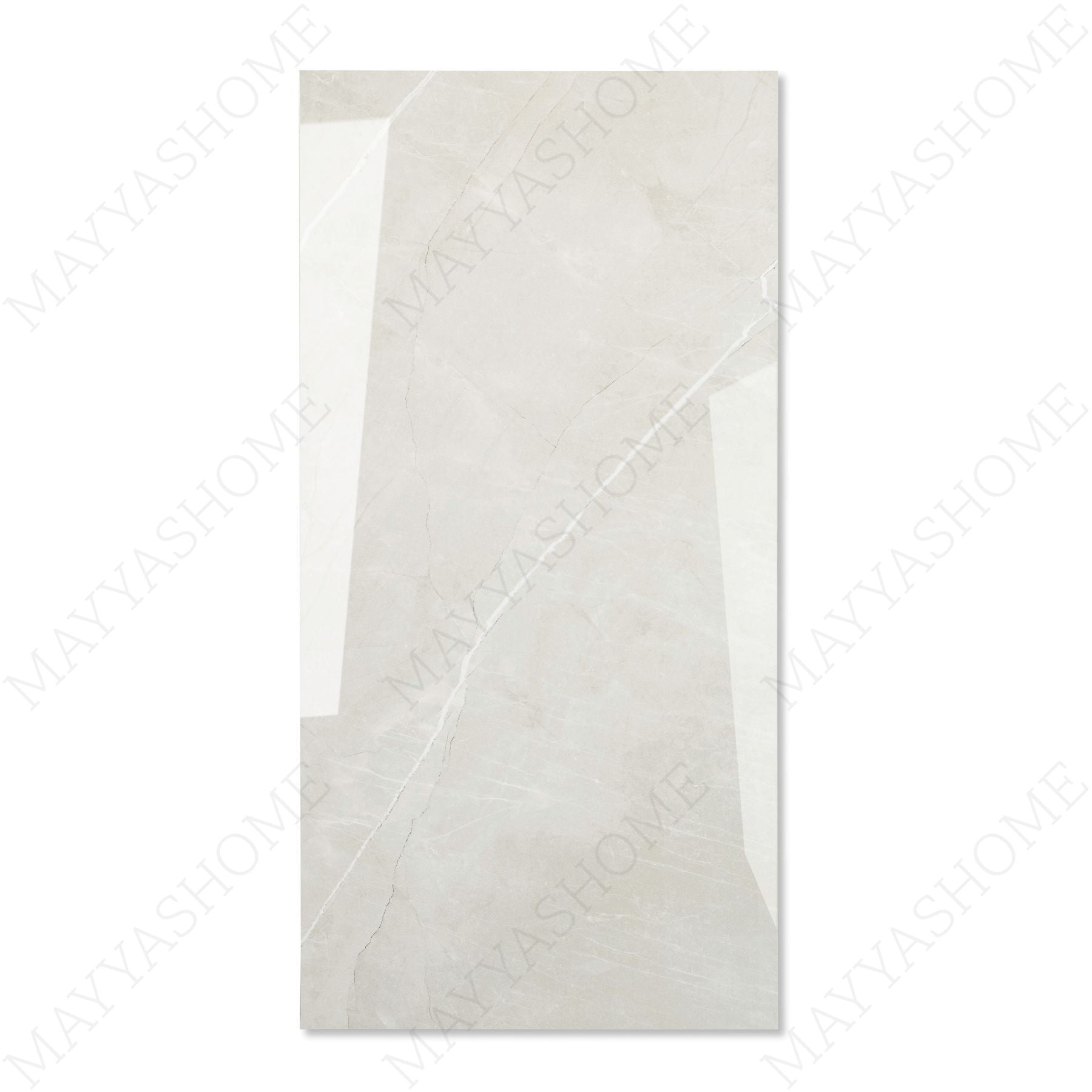 Armani Grey glossy marble effect porcelain tile 60x120cm with 9mm thickness delivers sleek elegance for modern interiors.