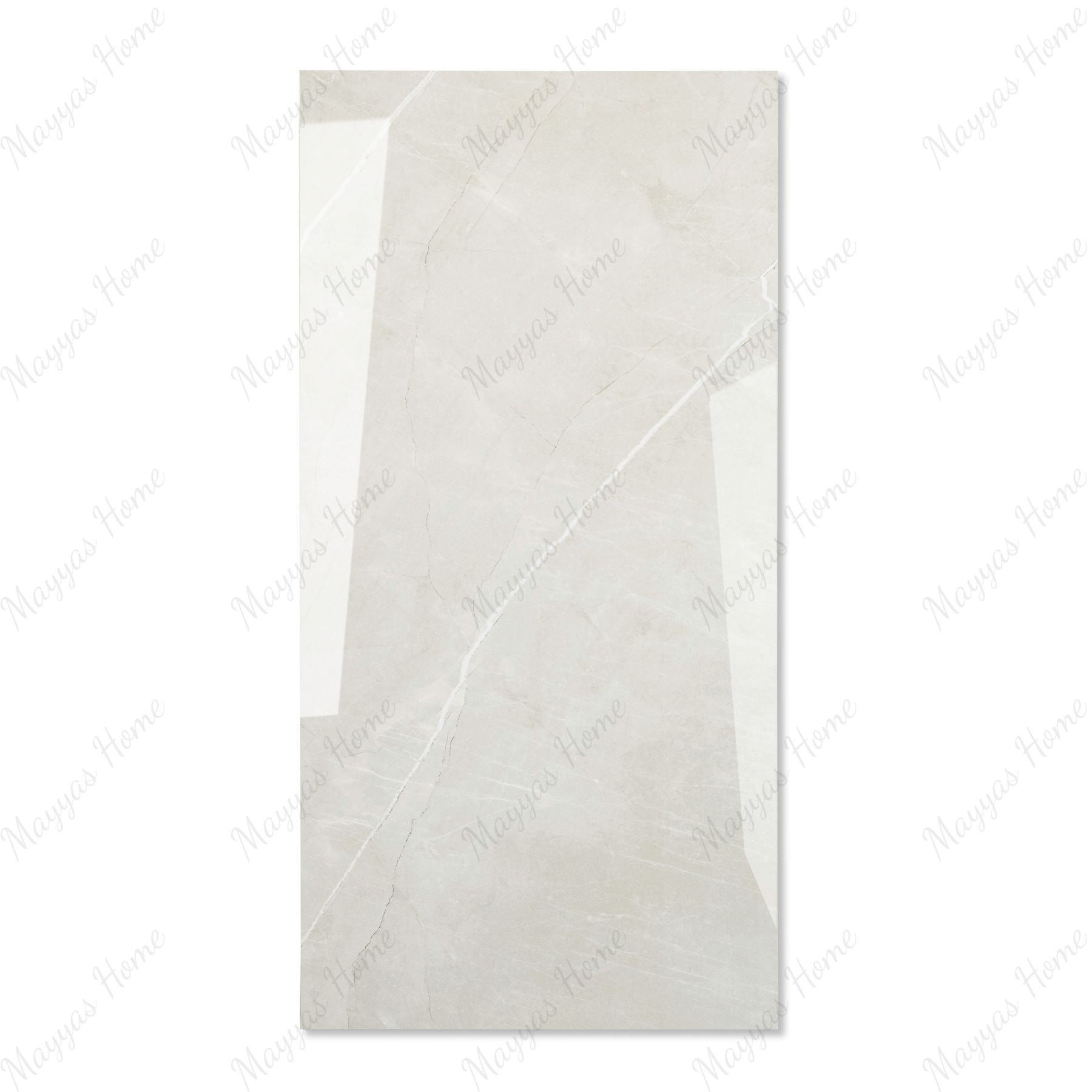 Armani Grey glossy marble effect porcelain tile 60x120cm with 9mm thickness delivers sleek elegance for modern interiors.