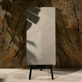 Armani Grey glossy marble effect porcelain tile 60x120cm with 9mm thickness delivers sleek elegance for modern interiors.