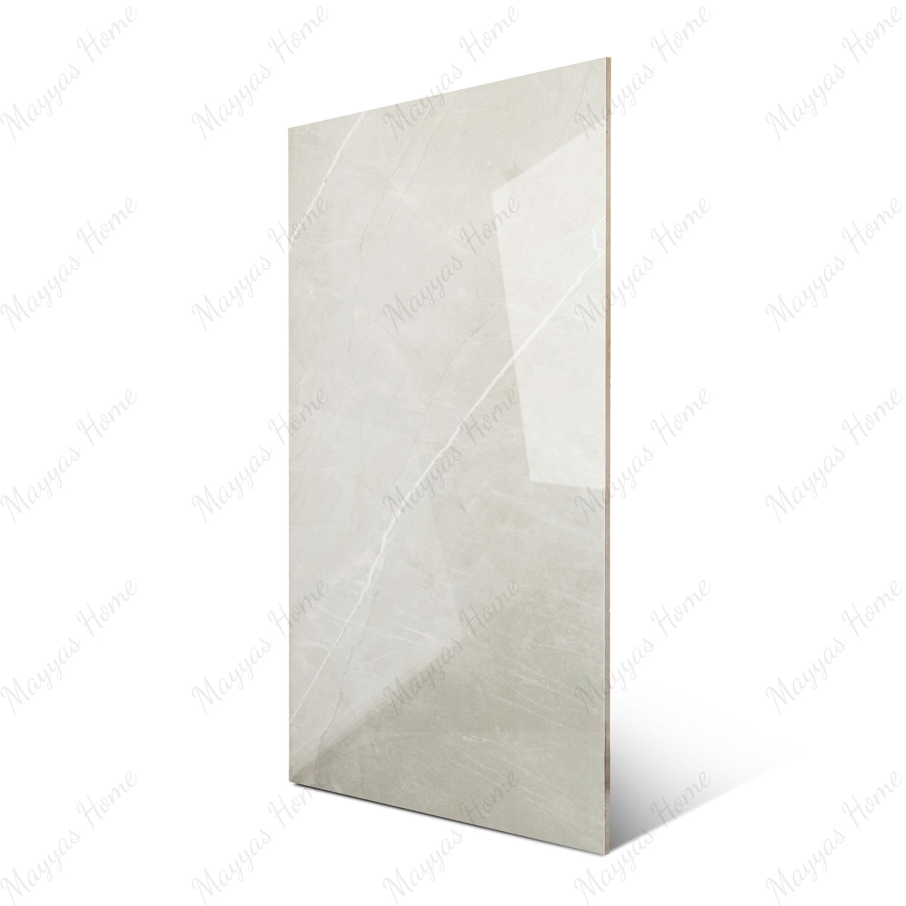 Armani Grey glossy marble effect porcelain tile 60x120cm with 9mm thickness delivers sleek elegance for modern interiors.