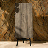 Artwood Grey 60x120cm porcelain tile with grey wood texture, durable 9mm body and contemporary interior appeal.