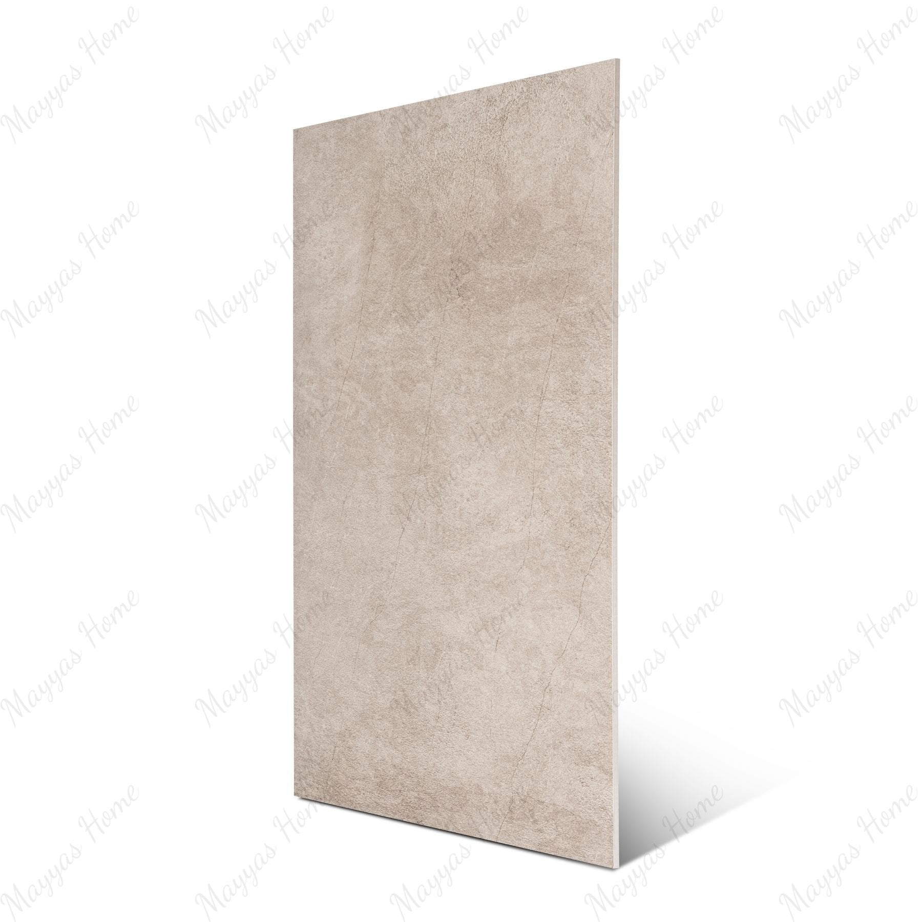Aster Cookie matte stone look porcelain tile 60x120cm with 9mm thickness features warm neutral tones, modern texture, and durable performance for interiors.