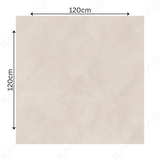 Azure Crema Lite 120x120cm matt porcelain tile with soft cream tones. Durable, elegant, and ideal for timeless modern interiors.