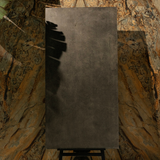 Azure Nero 80x160cm matt porcelain tile, 09mm thick with a bold dark tone. Durable and elegant, ideal for modern walls and floors.