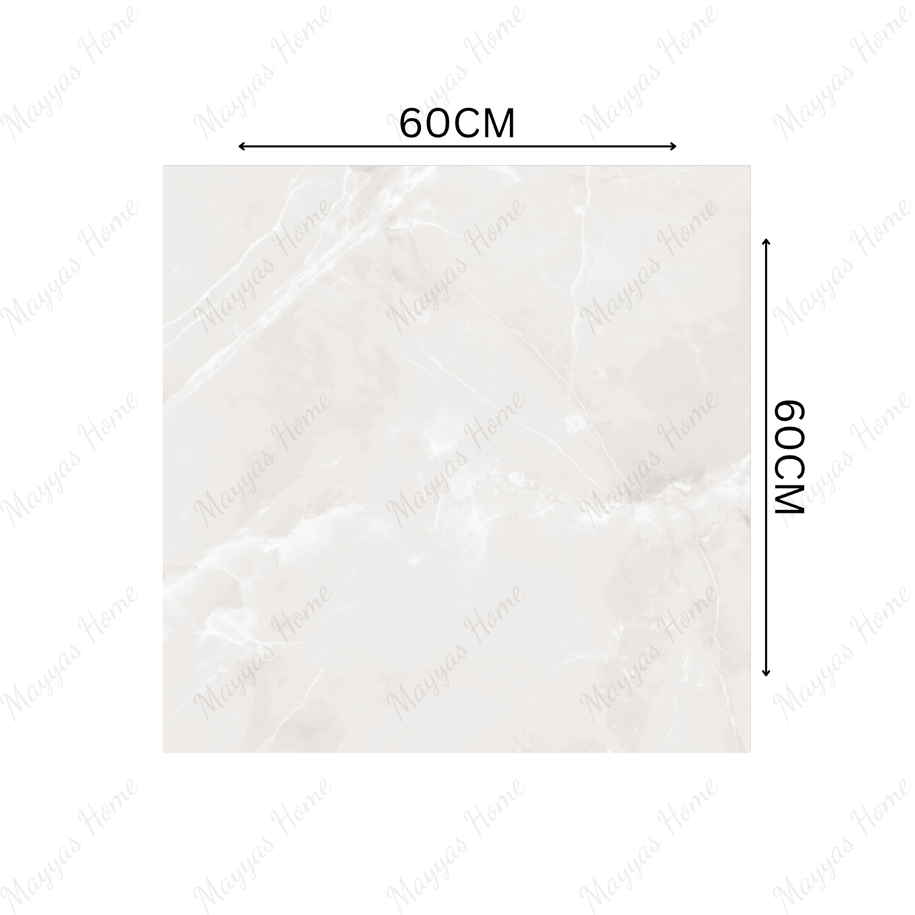 BELL ONYX NATURAL 60x60cm Glossy Porcelain Tile – 09MM Natural Onyx Look