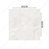 BELL ONYX NATURAL 60x60cm Glossy Porcelain Tile – 09MM Natural Onyx Look
