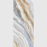 BETHANY BLUE 120x278cm 09mm – Book-Match Glossy Porcelain Tile