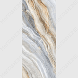 BETHANY BLUE 120x278cm 09mm – Book-Match Glossy Porcelain Tile