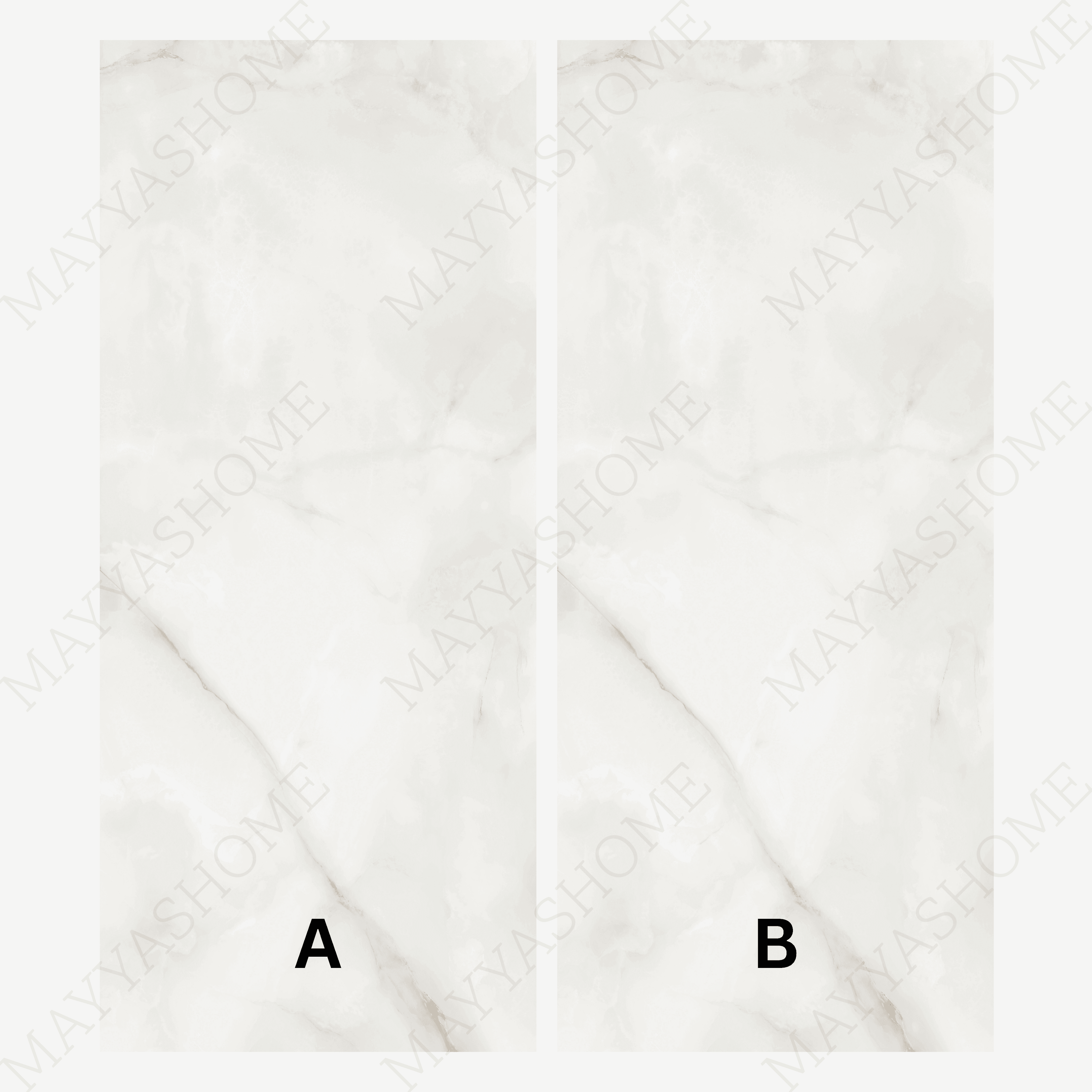 BRIELLE ONYX 120x278cm marble look tile with elegant veining in a refined glossy finish. A luxurious large format tile for modern interiors.