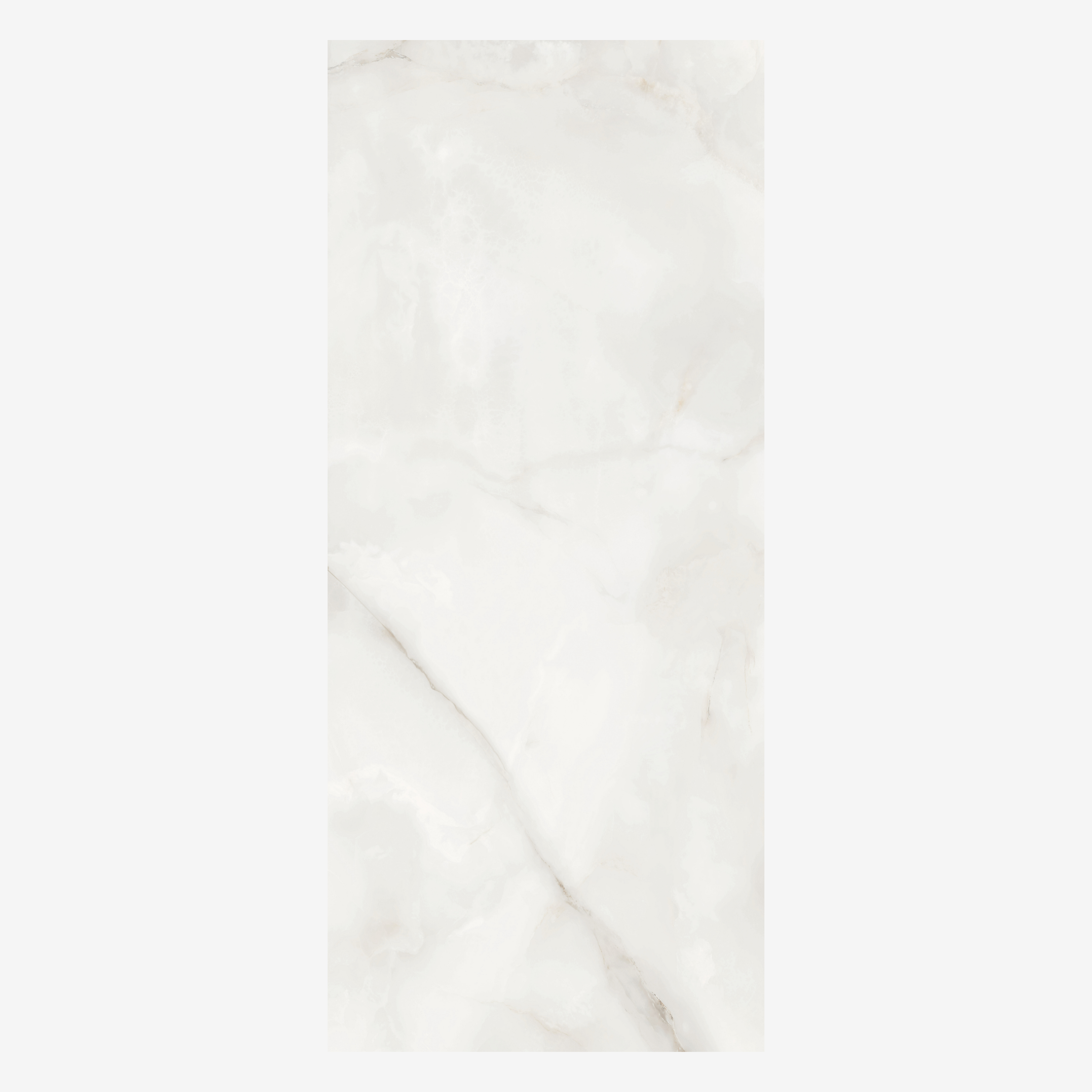 BRIELLE ONYX 120x278cm marble look tile with elegant veining in a refined glossy finish. A luxurious large format tile for modern interiors.