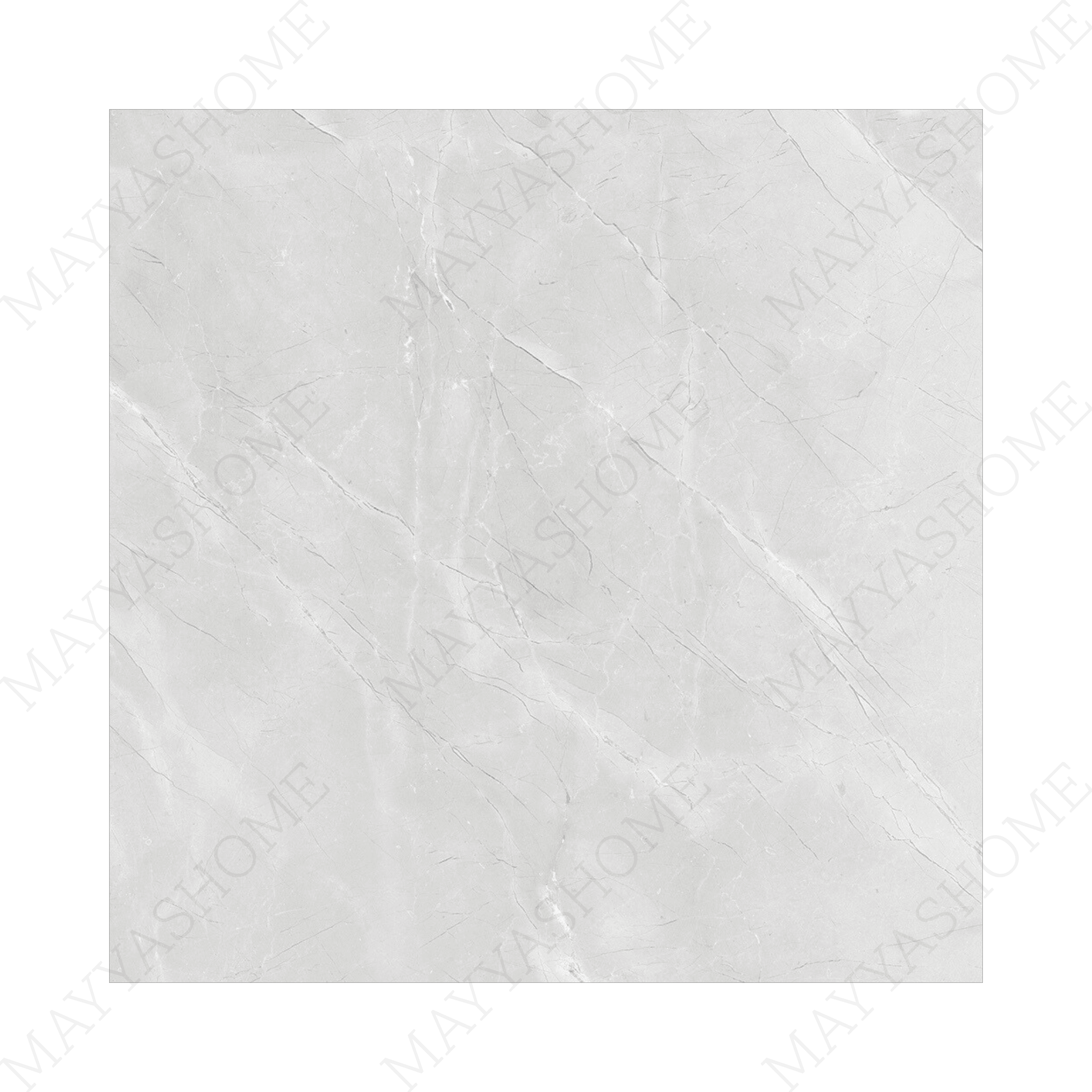 BURBERRY BIANCO – 120x120cm glossy porcelain tile with a soft white marble look. Premium large format surface for sophisticated modern interiors.
