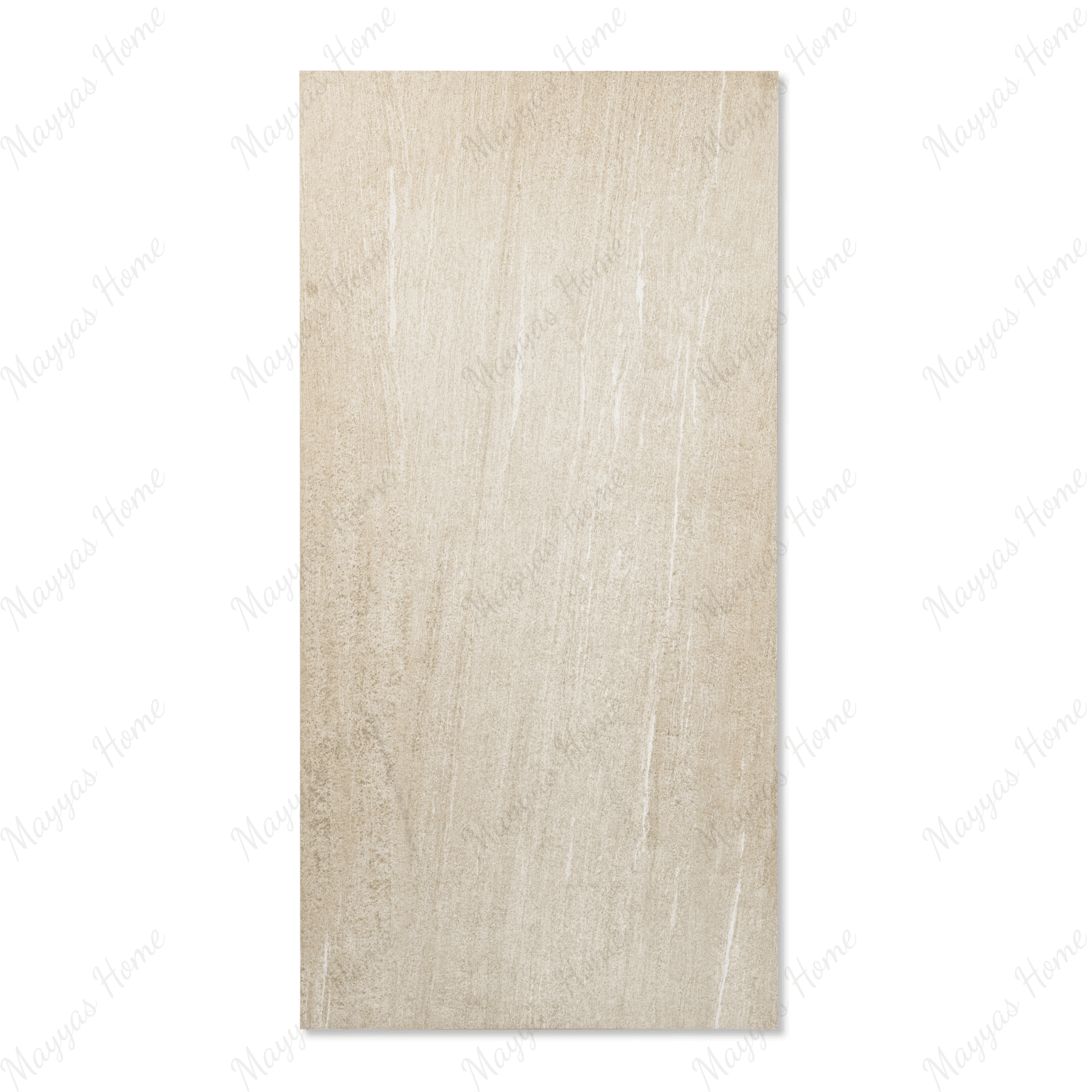 Bergstone Beige porcelain tile 60x120cm 2mm thickness, beige stone look design, durable porcelain tile for modern floors and walls.