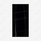 Black Beauty 120x240cm high glossy tile with rich black tones and elegant veining. Perfect for luxury interiors, feature walls, and modern spaces.