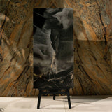 Black Onyx Panther porcelain tile 60x120cm features a bold marble look with deep black tones, premium finish, high durability for floors and walls.