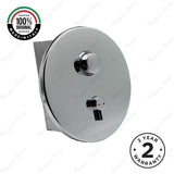 Built-in timed shower mixer tap with 15–25 second push-button control, installation box and anti-vandal protection. Ideal for UAE commercial, hospitality and public shower facilities.