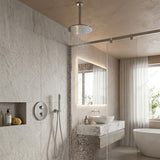 Built-in timed shower mixer tap with 15–25 second push-button control, installation box and anti-vandal protection. Ideal for UAE commercial, hospitality and public shower facilities.